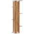 Estantería pared esquina madera roble artisan 36,5x36,5x140