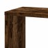 Estantería pared de esquina madera roble ahumado 45x45x147