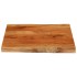 Tablero mesa cuadrado borde natural madera acacia 60x60x3,8
