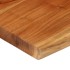 Tablero mesa cuadrado borde natural madera acacia 60x60x3,8