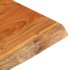 Tablero mesa cuadrado borde natural madera acacia 60x60x3,8
