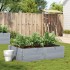 Jardinera de madera maciza de pino gris 150x100