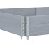 Jardinera de madera maciza de pino gris 150x100