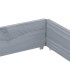 Jardinera de madera maciza de pino gris 150x100