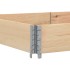 Jardinera de madera maciza de pino 150x100