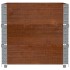 Jardinera de madera maciza de pino marrón 80x60