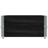 Jardinera de madera maciza de pino negra 120x80