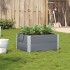 Jardinera de madera maciza de pino gris 80x60