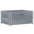 Jardinera de madera maciza de pino gris 80x60