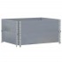 Jardinera de madera maciza de pino gris 80x60