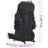 Mochila de senderismo tela oxford negro 80