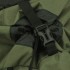Mochila de senderismo tela oxford verde militar 60