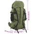 Mochila de senderismo tela oxford verde militar 60