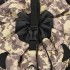 Mochila de senderismo tela oxford marrón camuflaje 100