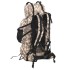 Mochila de senderismo tela oxford marrón camuflaje 80