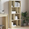 Estantería madera de ingeniería roble Sonoma 57x28,5x141 cm