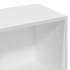 Estantería de madera de ingeniería blanca 57x28,5x141
