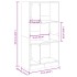 Estantería de madera de ingeniería blanca 57x28,5x141