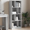 Estantería madera de ingeniería gris Sonoma 57x28,5x141 cm