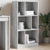 Estantería madera de ingeniería gris Sonoma 57x28,5x107,5