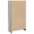 Estantería madera de ingeniería gris Sonoma 57x28,5x107,5