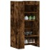 Mueble zapatero madera ingeniería roble ahumado 52x37,5x100