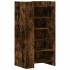 Mueble zapatero madera ingeniería roble ahumado 52x37,5x100