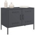 Mueble de TV acero gris antracita 68x39x50,5