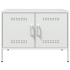 Mueble de TV de acero blanco 68x39x50,5