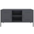 Mueble de TV de acero gris antracita 100,5x39x50,5