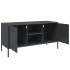 Mueble de TV de acero gris antracita 100,5x39x50,5