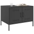 Mesa de centro acero negro 68x50x50,5