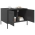 Mesa de centro acero negro 68x50x50,5