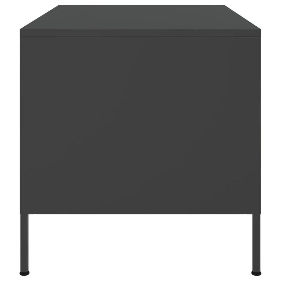 Mesa de centro acero negro 68x50x50,5