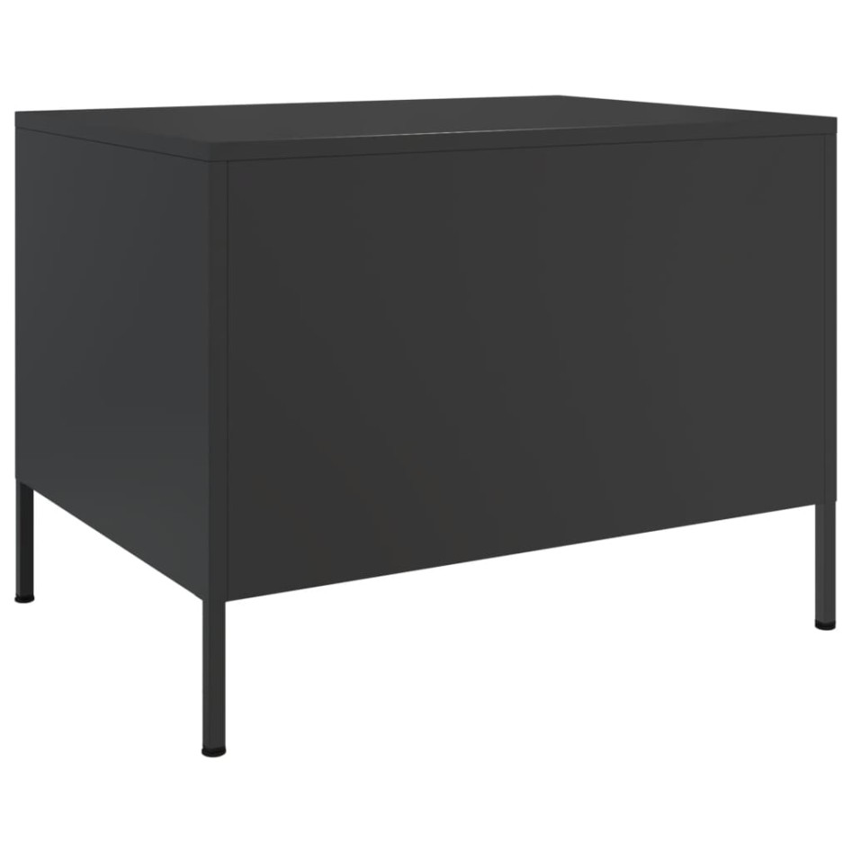 Mesa de centro acero negro 68x50x50,5