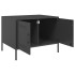 Mesa de centro acero negro 68x50x50,5