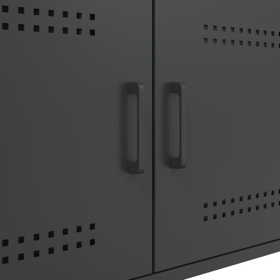 Mesa de centro acero negro 68x50x50,5