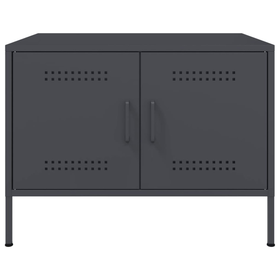 Mesa de centro acero gris antracita 68x50x50,5