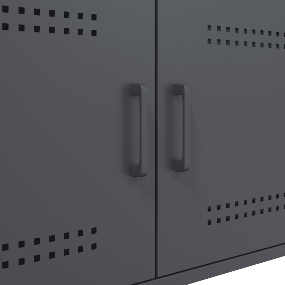 Mesa de centro acero gris antracita 68x50x50,5