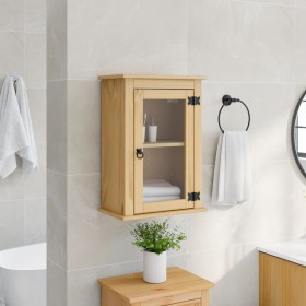 Armario de baño de pared Corona madera maciza pino
