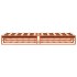 Estructura de cama sin colchón madera maciza marrón 75x190