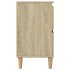 Armario de lavabo madera contrachapada roble Sonoma 80x33x60