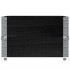 Collares de palets 2 uds madera maciza de pino negro 80x60