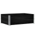 Collares de palets 2 uds madera maciza de pino negro 120x80