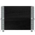 Collares de palets 2 uds madera maciza de pino negro 100x50