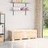 Collares de palets 2 unidades madera maciza de pino 150x50