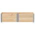 Collares de palets 2 unidades madera maciza de pino 150x50