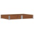Collar de palet madera maciza de pino marrón 150x100