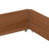 Collar de palet madera maciza de pino marrón 150x100