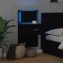 Mesita de noche de pared con luces LED